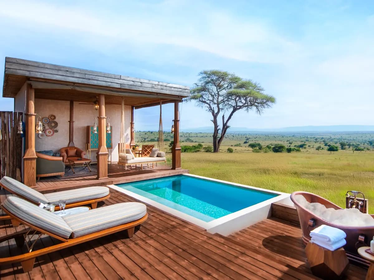 私属露台与私汤泳池